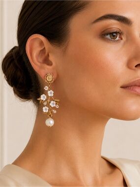 Vintage | Ornate Italian Statement Earrings